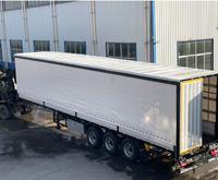 Semi-remorque à rideaux latéraux légers, faible consommation de carburant, adaptée à diverses transportations de marchandises commerciales