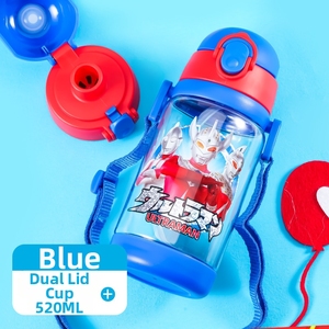 TGYW Gourde en plastique pour enfants, avec paille double usage Marvel, portable avec sangle, pour étudiants et bébés, idéale pour l'été - Product Image 3