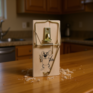 Trampa para Ratones Metaltex, Paquete de 2, Tamaño 6, Dispositivo de Control de Plagas - Product Image 3