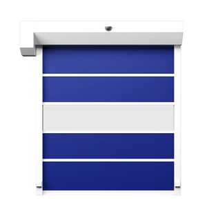 Porta Avvolgibile Rapida Automatica <span class=keywords><strong>in</strong></span> <span class=keywords><strong>PVC</strong></span> ad Alta Velocità con Finestra Trasparente <span class=keywords><strong>in</strong></span> Tessuto - Product Image 6