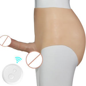 Hochrealistischer Weicher Großformatiger Penis Erwachsenen-Spielzeug Lesbischer Strap-On <span class=keywords><strong>Dildo</strong></span> Inklusive Silikon-Unterwäsche Beflockte Version - Product Image 6