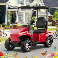 Voiturette de golf intelligente tout-en-un GreenRider, système multimédia à écran tactile, véhicule électrique intelligent monoplace, 30-50 km d'autonomie
