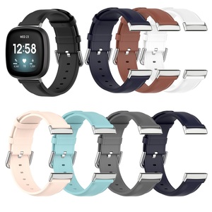 Bracelet de rechange en cuir véritable pour <span class=keywords><strong>Fitbit</strong></span> Versa 3/Sense - Product Image 1