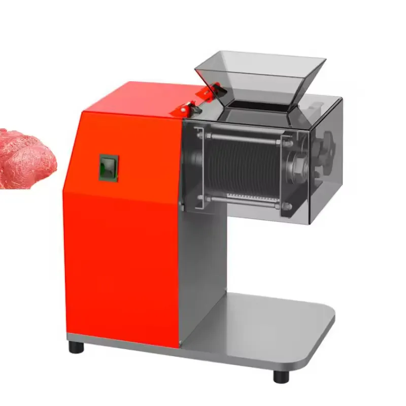 Cortadora automática de pollo doméstica pequeña, maquinaria para cortar carne vegetal, rebanadora de carne de cerdo, picadora de carne