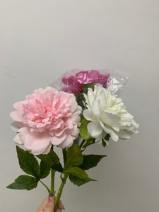 <span class=keywords><strong>Fiori</strong></span> Artificiali di Peonia Bianca di Alta Qualità, Grandi Peonie Realistiche per Bouquet Floreali, Decorazioni per Casa, Matrimoni e Tavoli - Product Image 4