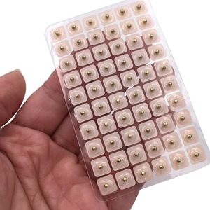 كريات مغناطيسية ذهبية ، كريات مغناطيسية للأذن بالوخز بالإبر بالإبر ، حبات الأذن بالابر الوخز بالإبر ، معالجة مغناطيسية بالأذن ، كريات مغناطيسية - Product Image 6