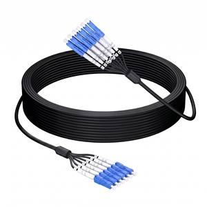 Câble de brassage <span class=keywords><strong>fibre</strong></span> <span class=keywords><strong>optique</strong></span> blindé industriel personnalisé 1 2 4 6 8 12 24 fibres monomodes (OS2) LC/SC/ST/FC/LSH/MTP/IP67/ODC/YZC TPU - Product Image 3