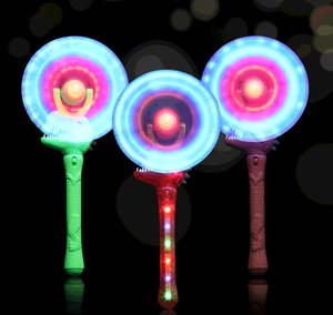 Đầy Màu sắc dẫn ánh sáng lên đồ chơi điện nhấp nháy thanh rực rỡ cầu vồng ánh sáng thanh quay ánh sáng Cối Xay Gió - Product Image 4