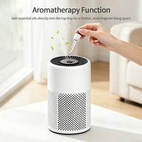 Penjernih Udara Portabel dengan Pengoperasian Senyap, Timer, Filter HEPA 3-in-1, dan Spons Pewangi untuk Kamar Tidur, Rumah, Kantor & Meja Kerja
