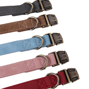 El mejor vendedor personalizado de lujo <span class=keywords><strong>S</strong></span> M L Collar de cuero para perros - Product Image 2