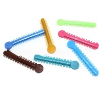 Anneaux de ligature multicolores transparents pour appareils dentaires, pour la correction dentaire