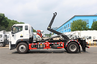 Camion à ordures Foton 4x2 14CBM avec système hydraulique de levage par crochet, bras de ramassage automatique