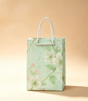 Boîte cadeau à fermeture magnétique à imprimé floral vintage avec matériaux recyclés Emballage rigide personnalisé pour bijoux et cadeaux de bonbons