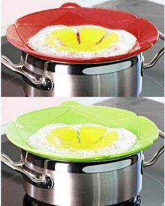 Couvre-aliments en silicone compatible lave-vaisselle et micro-ondes avec anti-débordement, couvercle de cuisine polyvalent pour la maison - Product Image 5