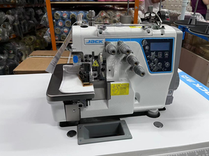 Máquina <span class=keywords><strong>Overlock</strong></span> de alimentación <span class=keywords><strong>diferencial</strong></span> integrada Jack C5T, 2 agujas, 5 hilos, <span class=keywords><strong>Overlock</strong></span> Digital con materiales gruesos de costura de alimentación superior - Product Image 2