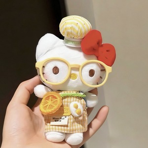 Llavero de peluche de Hello Kitty de 13 cm, juguete coleccionable con cierre de corazón para parejas - Product Image 2
