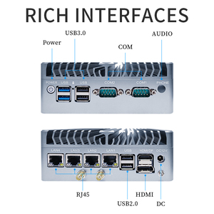 <strong>Mini</strong> <strong>PC</strong> with I3 I5 I7 Linux Ubuntu Fanless for Gaming Office &amp; Industrial Use 12V COM VAG DC <strong>Mini</strong> Box <strong>PC</strong> New - Product Image 4