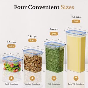Juego de Recipientes Herméticos para Almacenamiento de Alimentos, Granos y Cereales, Venta al por Mayor, Disponibles Contenedores para Alimentos - Product Image 2