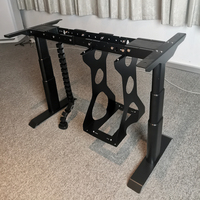 Stainless Steel Lift Table Accessories Computer Host Racks Engine Bracket Tower Case CPU Holder for Height Adjustable Desk
