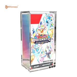 Cajas de almacenamiento personalizadas Pokemoned Tcg Pokemoned Elite Trainer Box Etb Funda protectora de plástico para tapa magnética - Product Image 2