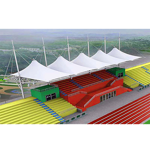 Direct Selling Fabric Tension Bleacher <b>Tent</b> Membrane Structures <b>Canopy</b> Steel Layer Outdoor Bleachers Grandstands Cover Roof - Product Image 4
