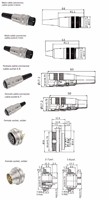 Connecteurs Binder M16 Série 680 678 581 Prise mâle 6 broches 99 2021 00 06/99 2021 09 06