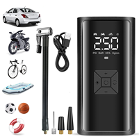 Gonfleur de pneus sans fil numérique automatique portable mini compresseur d'air sans fil pour voiture