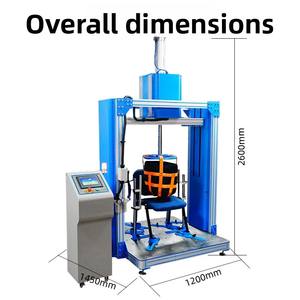 220V <span class=keywords><strong>Drop</strong></span> <span class=keywords><strong>Impact</strong></span> Testing Machine for Furniture Desk Chairs e <span class=keywords><strong>Chair</strong></span> <span class=keywords><strong>Drop</strong></span> <span class=keywords><strong>Tester</strong></span> com garantia limitada de 1 ano - Product Image 3