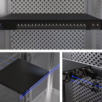 Commutateur Fibre Optique AV-over-IP 10G/100G Ubiquiti EAV-Fiber pour l'aggregation audio-vidéo d'entreprise UBNT EAV-Fiber W1183