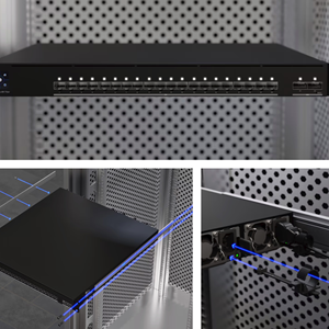 Ubiquiti EAV-Fiber <b>Aggregation</b> 10G/100G AV-over-IP Fiber Switch Enterprise audio video fiber switch UBNT EAV-Fiber switch W1183 - Product Image 6