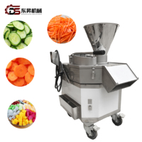 Industriële groente- en fruit snijmachine voor aardappel, wortel, gember, cassave, taro etc. (in blokjes, plakjes en kubussen)