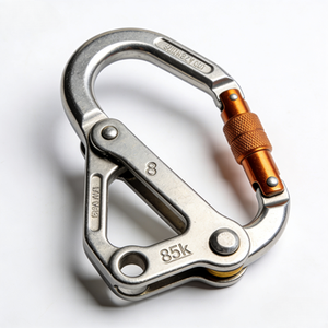 Descensor de Aluminio Mecanizado por CNC Personalizado, Forma de 8, 35KN, para Escalada y Rescate - Product Image 6