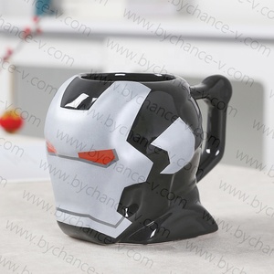 Regalo Genial para Fanáticos de los Superhéroes, <span class=keywords><strong>Taza</strong></span> de Café de Porcelana con Dibujos Animados de Iron Man, <span class=keywords><strong>Spiderman</strong></span>, Batman y Capitán América, Regalo Increíble para Niños - Product Image 4