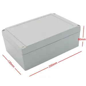 IP67 portable aluminum waterproof battery box with ample storage space for wire accessories