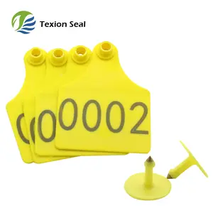 TXES 008 Sheep cow tamper evident animal ear tags for live stock