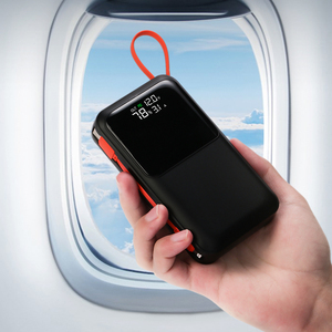 Bán buôn xách tay 20000mAh PD 45 Wát ngân hàng điện đôi hướng sạc nhanh với LED hiển thị và được xây dựng trong Loại C Cáp - Product Image 5