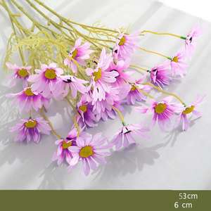 Fleurs artificielles de la jungle, hyper réalistes, décoratives, couronnes, bouquet blanc, fleurs artificielles pour cimetières, tulipes - Product Image 4