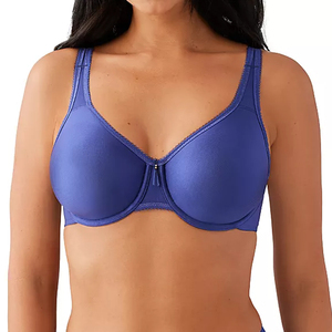 Soutien-gorge sans couture à armatures pour femme, motif animalier, tissu extensible doux, silhouette lisse, confort toute la journée, coupe classique - Product Image 1
