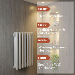 <span class=keywords><strong>Radiateur</strong></span> mural moderne minimaliste à trois colonnes en acier à faible teneur en carbone pour salons 600mmX290mm - Product Image 4