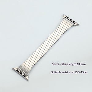 Bracelet Upro Luxury Elastic en acier inoxydable Solo Loop pour Apple Watch 10, bracelet fin en bambou pour iWatch Series 10 42 mm/46 mm - Product Image 6