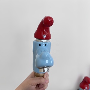 Lavabo en céramique pour enfants, thème Cendrillon coloré, design mignon <span class=keywords><strong>de</strong></span> dessin animé, à trou unique, pour salon/hall - Product Image 5