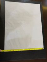 Papier d'emballage en papier de soie vierge translucide de 17 g, couleur blanche, impression, papier de cuisson