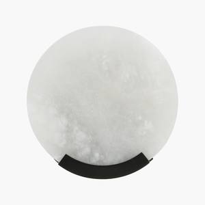 Lámpara de Pared de Diseño Nórdico de Lujo, Creativa, con Base de Cobre y Alabastro, para Dormitorio y Sala de Estar - Product Image 4