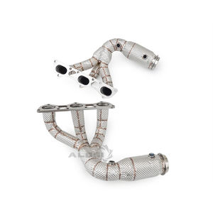 Tubo de Escape Directo de Acero Inoxidable de Alto Flujo para <span class=keywords><strong>Porsche</strong></span> 911 (<span class=keywords><strong>991</strong></span>.1) 3.4 Carrera/Carrera 4 <span class=keywords><strong>3.8</strong></span> Carrera S 4S <span class=keywords><strong>GT3</strong></span> 2011-2015 - Product Image 3