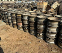 Jantes en acier brillant RUNDA 9*22,5 pouces pour camion Howo, fabriquées en Chine avec garantie d'un an