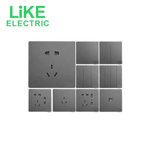 Factory Hot Selling Universal 1 Gang 6 Pin <strong>Socket</strong> Low Price 1 Gang 8 Pin <strong>Socket</strong> Wall Light <strong>Switch</strong> - Product Image 5