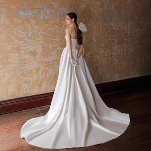 LY-PD0101 вечерние платья для женщин сексуальные платья без рукавов до пола выпускного вечера атласные XL натуральная юбка для выпускного вечера - Product Image 2