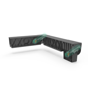 Tappo Terminale per Canale di Drenaggio in HDPE Anti-Corrosione 200x250, Resistente ai Raggi UV, per Esterni - Product Image 1