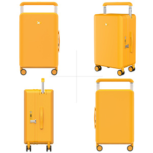 MGOB Custom 20 Polegada ABS Carry on Business Travel Bagagem Ampla <span class=keywords><strong>Trolley</strong></span> Mala de cabine Bagagem Waterproof Hard <span class=keywords><strong>Case</strong></span> Amarelo - Product Image 3