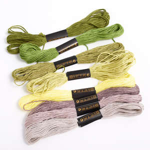 Nuancier de fils à coudre en gros, fils à <span class=keywords><strong>broder</strong></span> <span class=keywords><strong>DMC</strong></span> 447, fils à point de croix en polyester, <span class=keywords><strong>coton</strong></span> et élasthanne, kit de fils à coudre <span class=keywords><strong>DMC</strong></span> 447 - Product Image 4